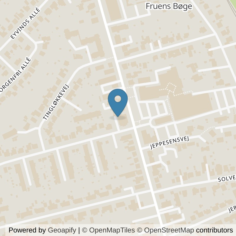 Map: location of LOOP Dalum in Odense