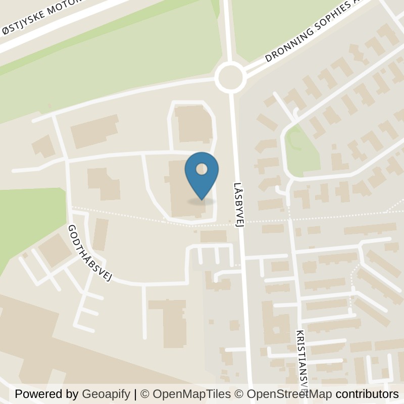 Map: location of LOOP Skanderborg in Skanderborg