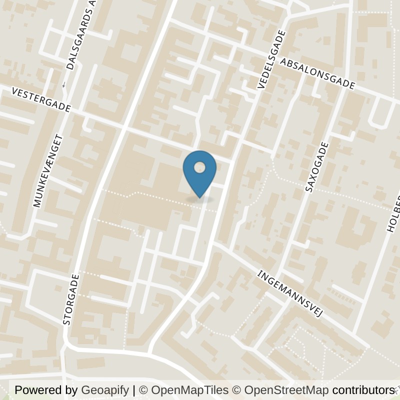 Map: location of LOOP Sorø in Sorø