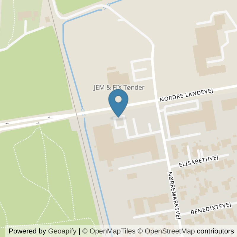 Map: location of LOOP Tønder in Tønder