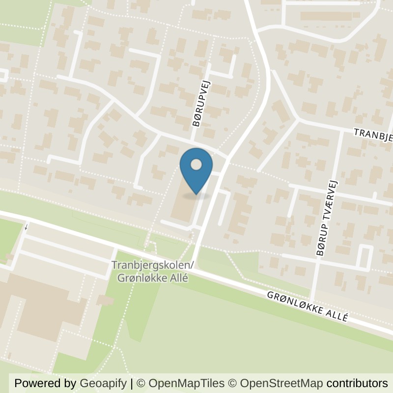 Map: location of LOOP Tranbjerg J in Tranbjerg J