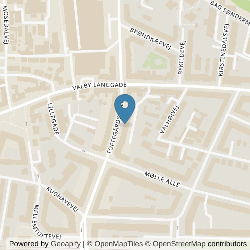Map: location of LOOP Valby in Valby