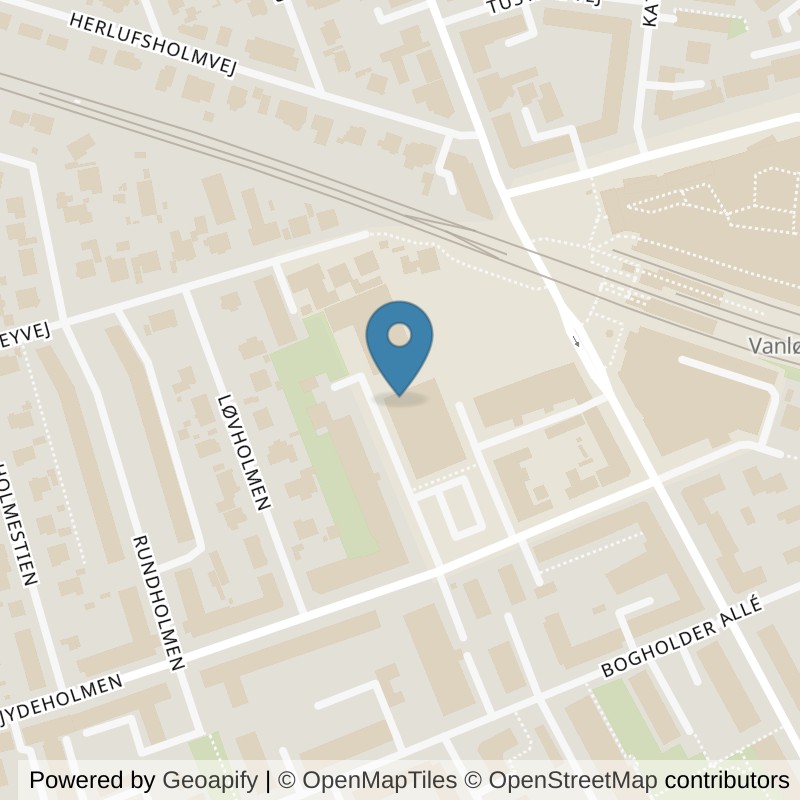 Map: location of LOOP Vanløse in Vanløse