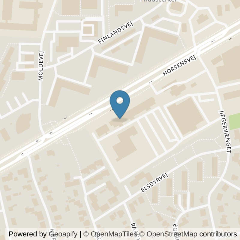 Map: location of LOOP Vejle in Vejle