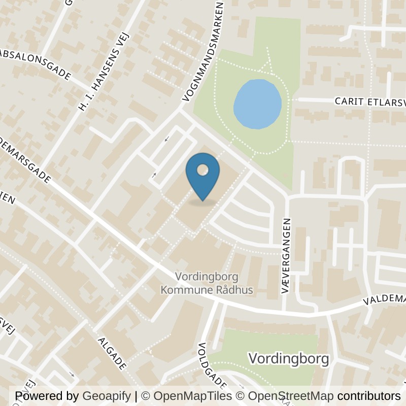 Map: location of LOOP Vordingborg in Vordingborg