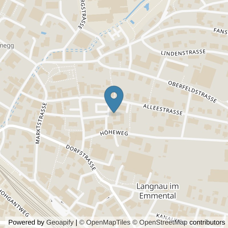 Map: location of Looslifit in Langnau im Emmental
