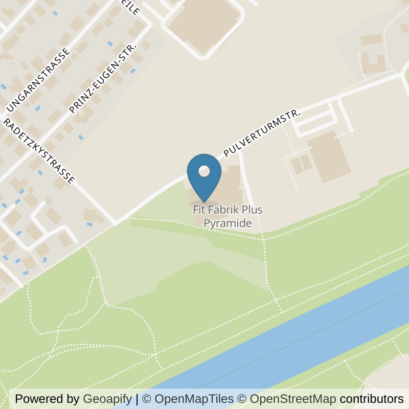 Map: location of Luke‘s Gym in Wels