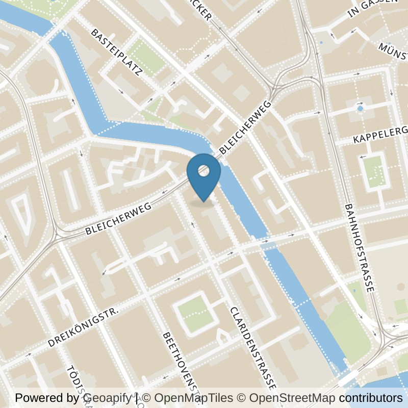 Map: location of Luxor Fitness in Zürich