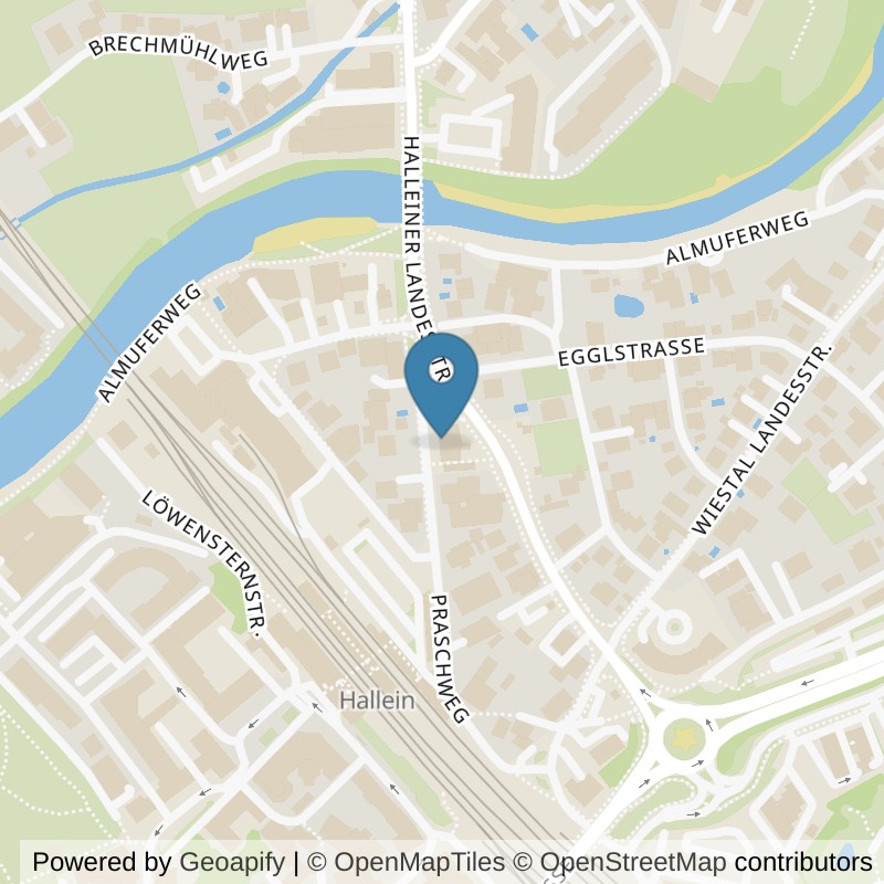 Map: location of M.A.N.D.U. Hallein in Hallein