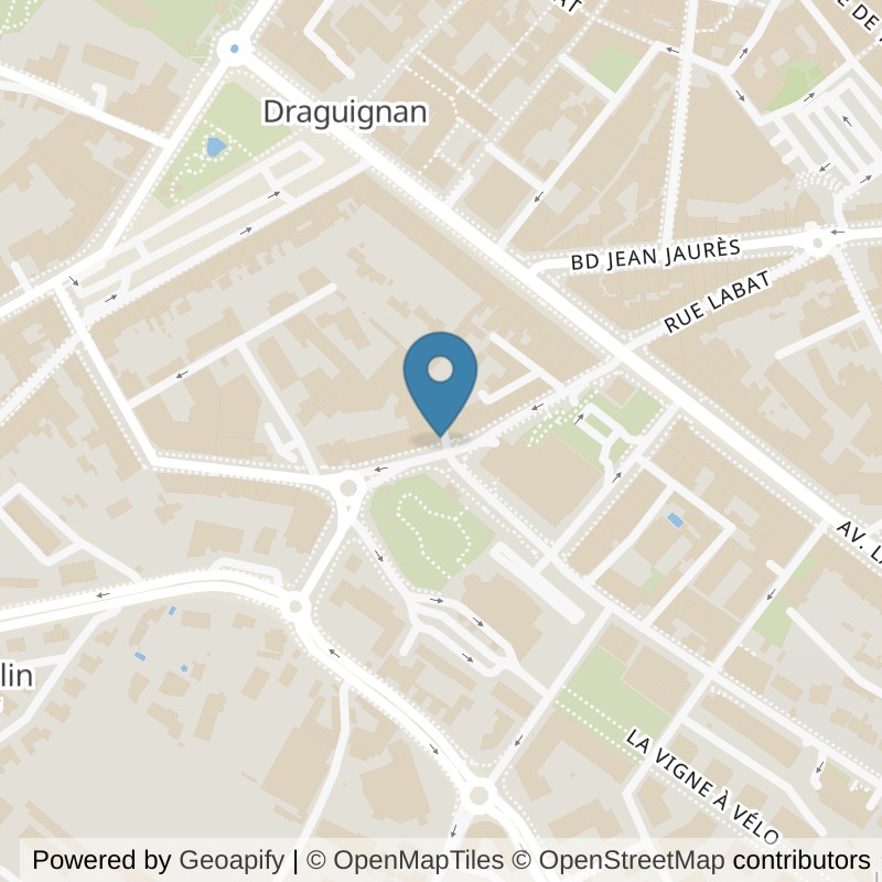 Map: location of Magic Form Draguignan in Draguignan