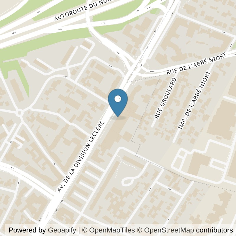 Map: location of Magic Form Le Bourget in Le Bourget