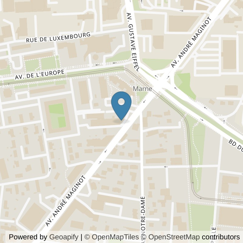 Map: location of Magic Form Tours in Tours