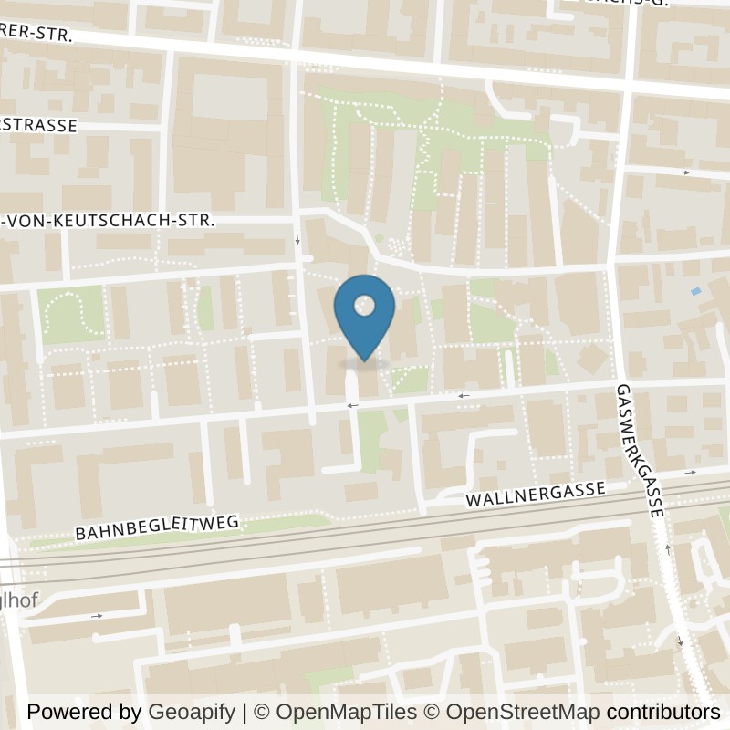 Map: location of MAIKAI Fitnessstudio Salzburg Mitte in Salzburg