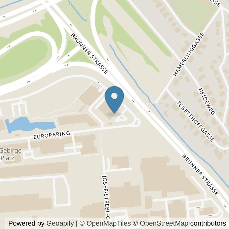Map: location of Manhattan Fitness Club Brunn in Brunn am Gebirge