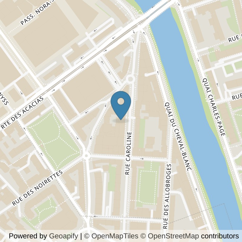 Map: location of Massar Gym in Genève