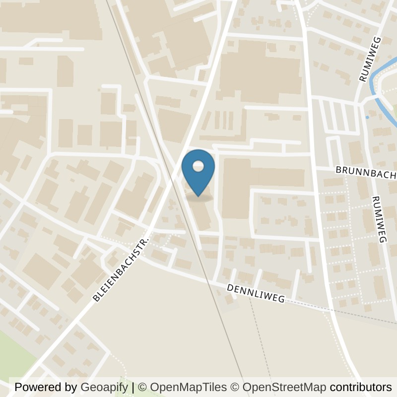 Map: location of max fit & well ag in Langenthal