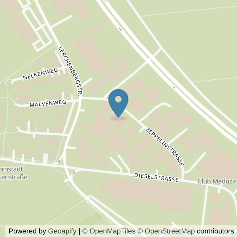 Map: location of MC Shape Dornstadt in Dornstadt