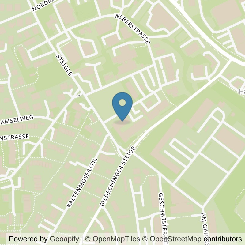 Map: location of MC Shape Horb in Horb am Neckar-Bildechingen