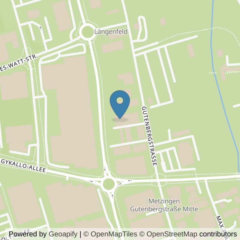 Map: location of MC Shape Metzingen in Metzingen