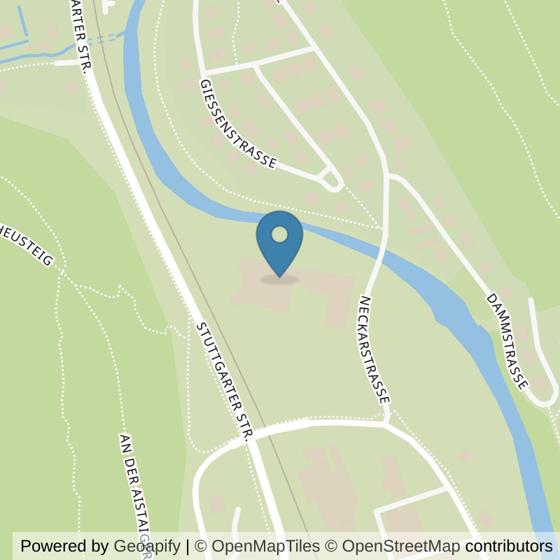 Map: location of MC Shape Oberndorf in Oberndorf am Neckar