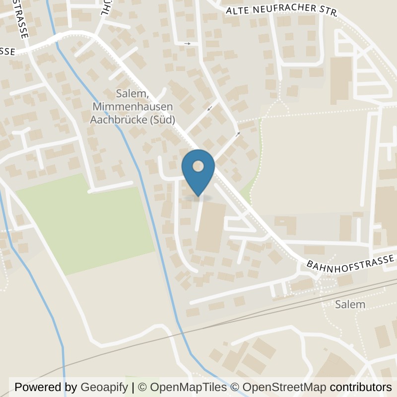 Map: location of MC Shape Salem in Salem-Mimmenhausen