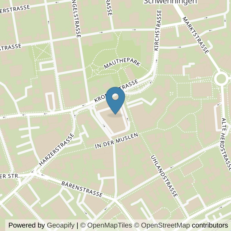 Map: location of MC Shape Schwenningen in Villingen - Schwenningen