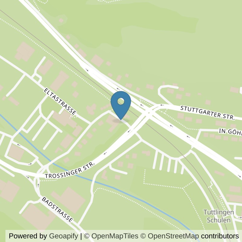 Map: location of MC Shape Tuttlingen in Tuttlingen