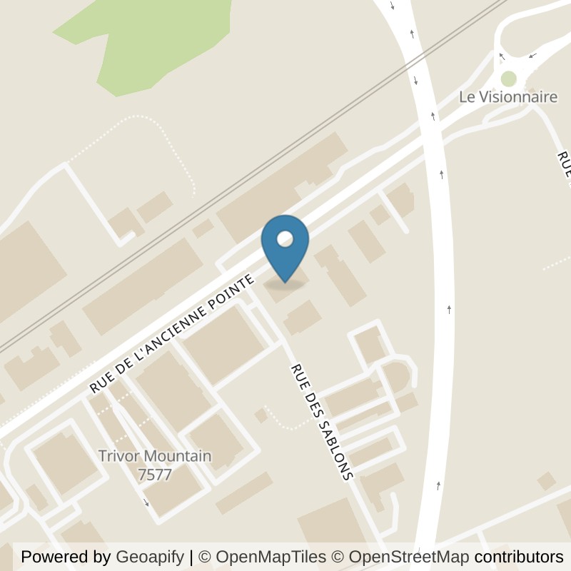 Map: location of MC Studio in Martigny