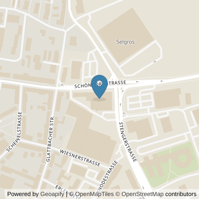 Map: location of McFIT Aschaffenburg in Aschaffenburg
