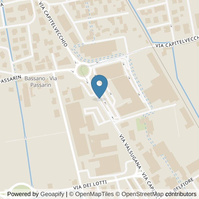 Map: location of McFIT Bassano del Grappa in Bassano del Grappa