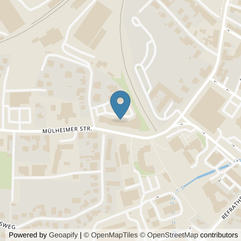 Map: location of McFIT Bergisch Gladbach in Bergisch Gladbach