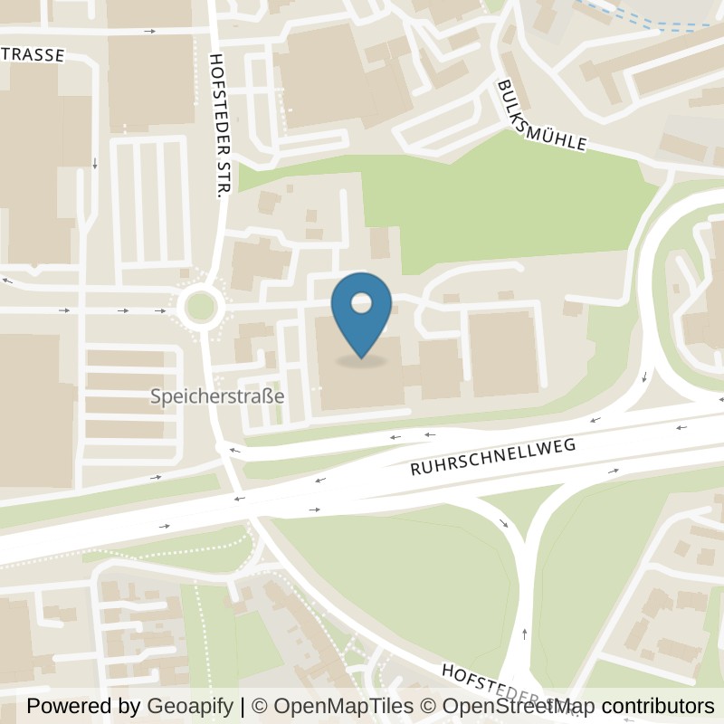 Map: location of McFIT Bochum-Hofstede in Bochum