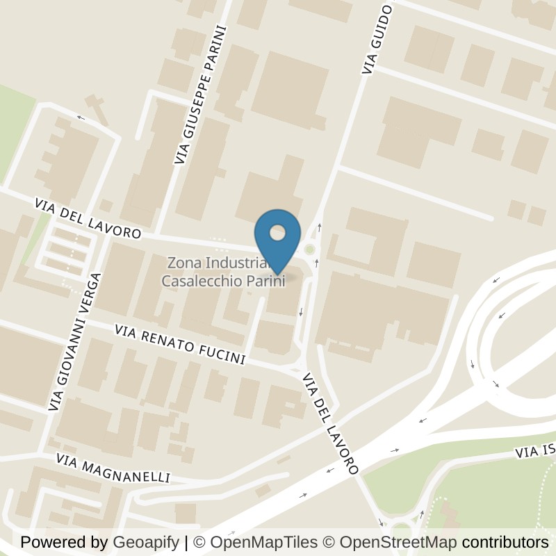 Map: location of McFIT Bologna Casalecchio in Casalecchio di Reno