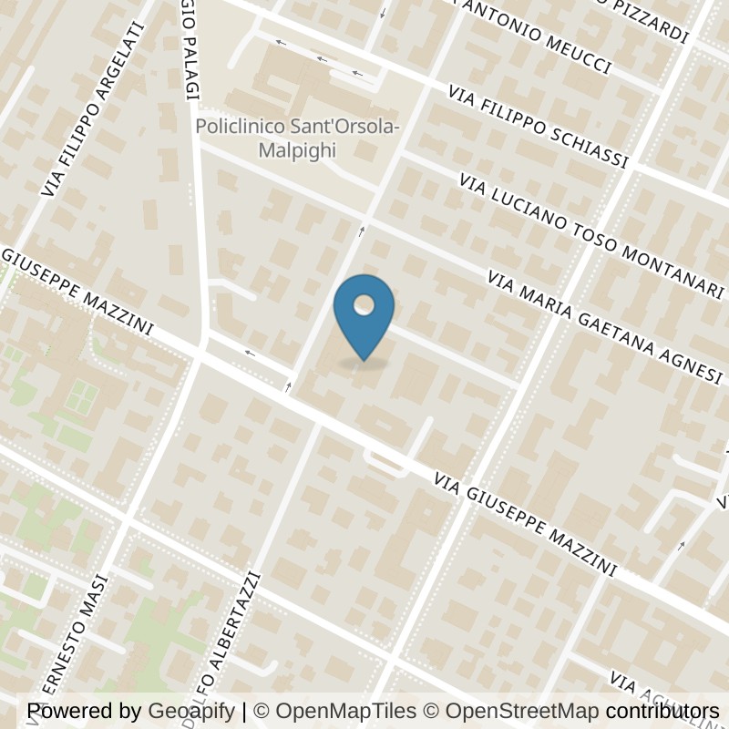 Map: location of McFIT Bologna Mazzini in Bologna