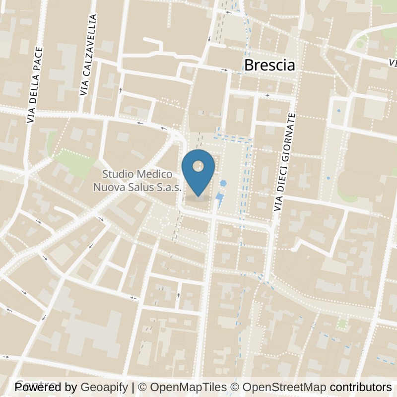 Map: location of McFIT Brescia in Brescia