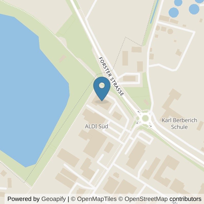Map: location of McFIT Bruchsal in Bruchsal