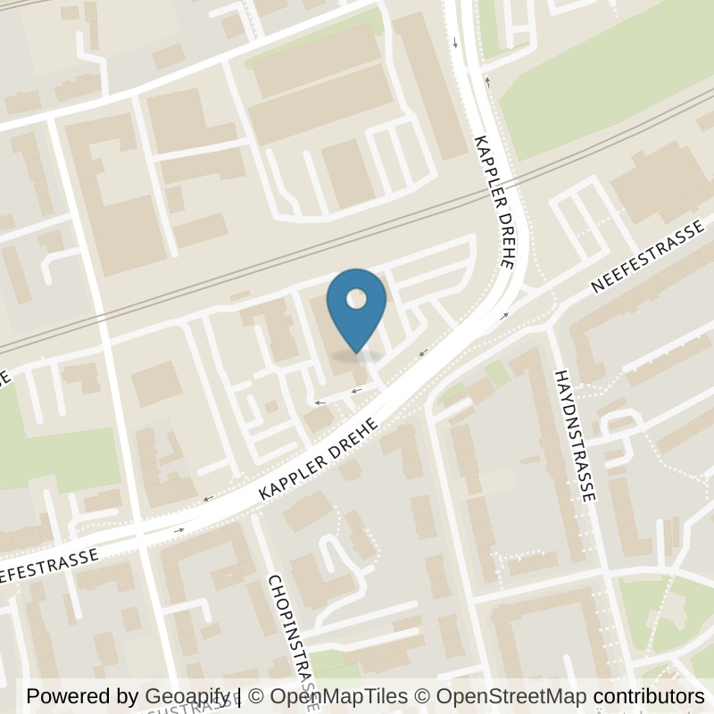 Map: location of McFIT Chemnitz in Chemnitz