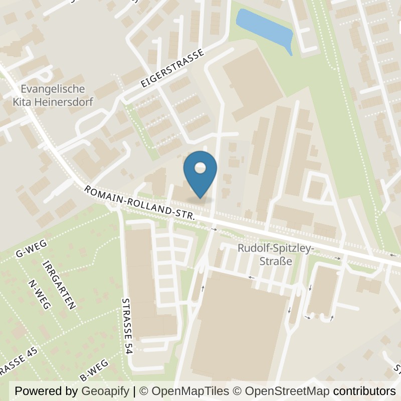 Map: location of McFIT Berlin-Heinersdorf in Berlin