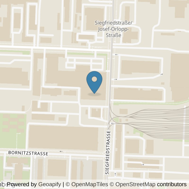 Map: location of McFIT Berlin-Lichtenberg in Berlin