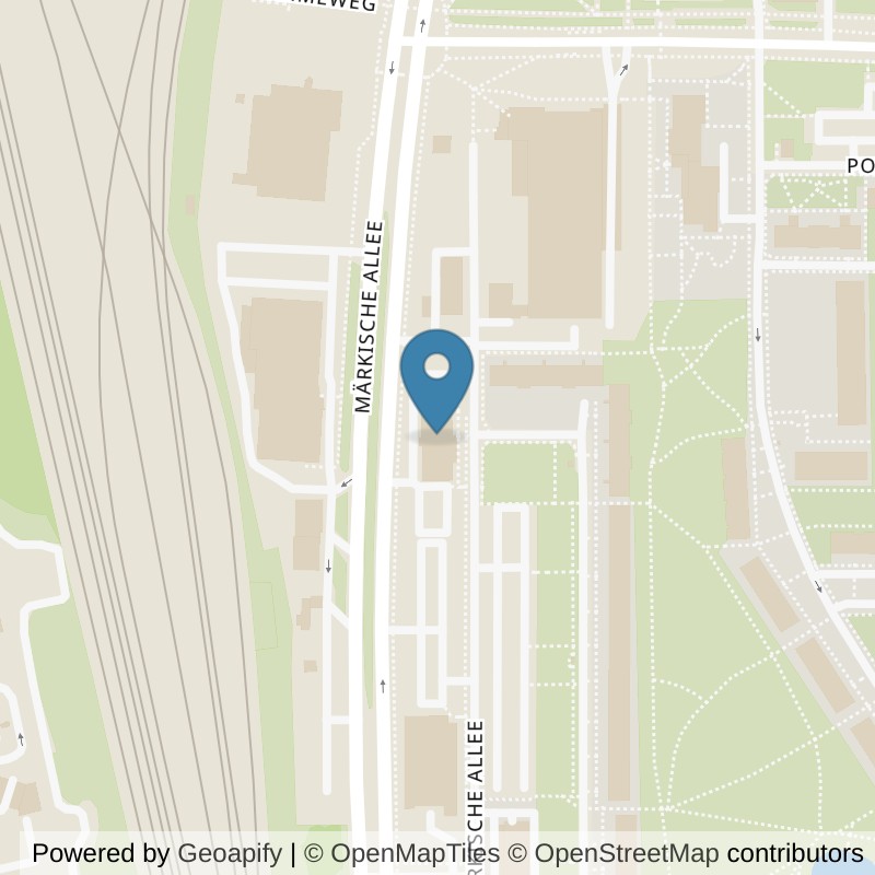 Map: location of McFIT Berlin-Marzahn in Berlin