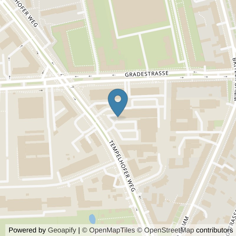 Map: location of McFIT Berlin-Neukölln in Berlin