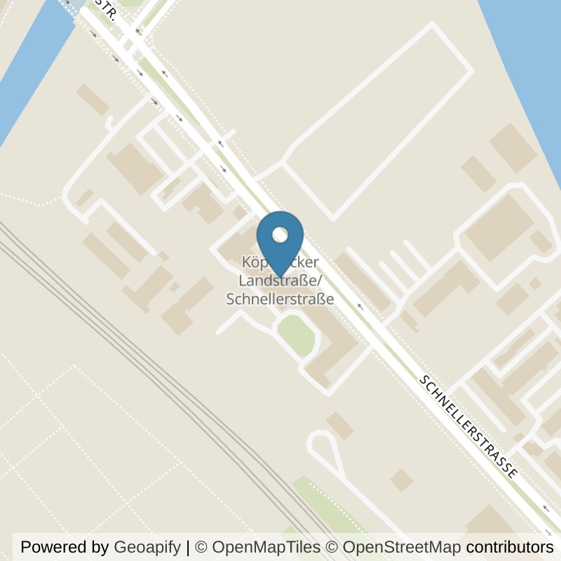 Map: location of McFIT Berlin-Niederschöneweide in Berlin