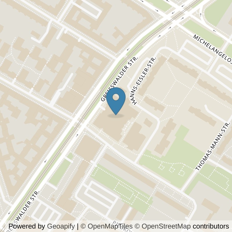 Map: location of McFIT Berlin-Prenzlaür-Berg in Berlin