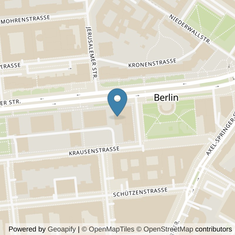 Map: location of McFIT Berlin-Stadtmitte in Berlin