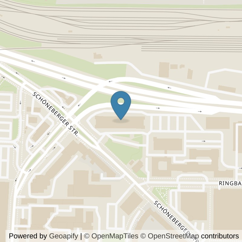 Map: location of McFIT Berlin-Tempelhof in Berlin