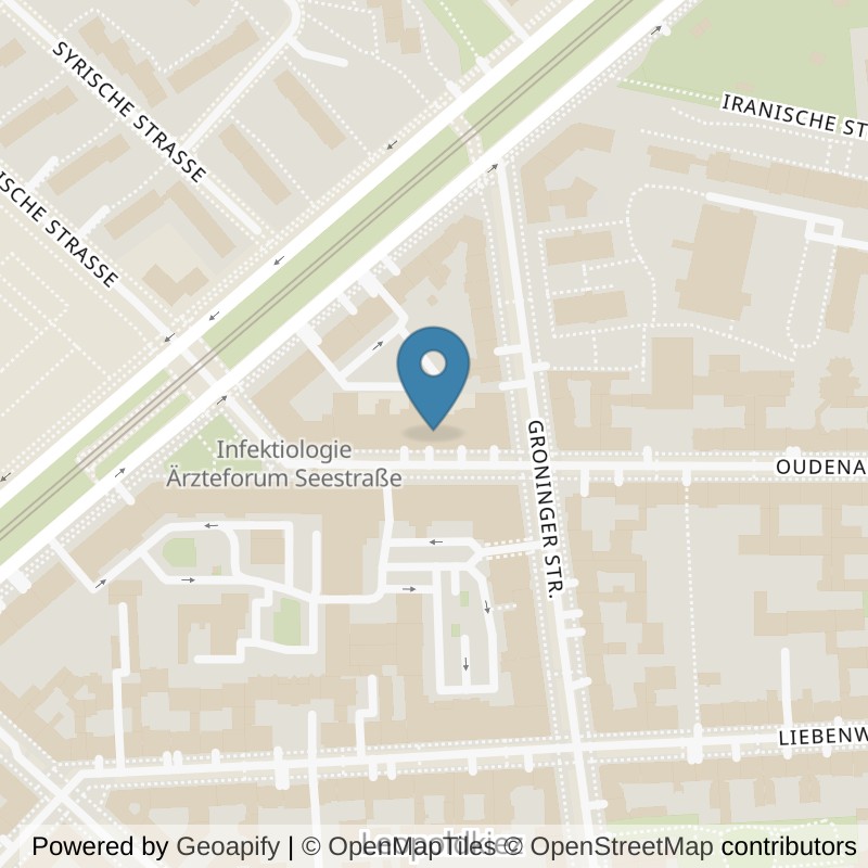 Map: location of McFIT Berlin-Wedding in Berlin