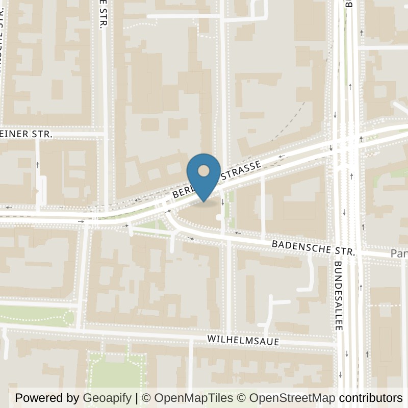 Map: location of McFIT Berlin-Wilmersdorf in Berlin