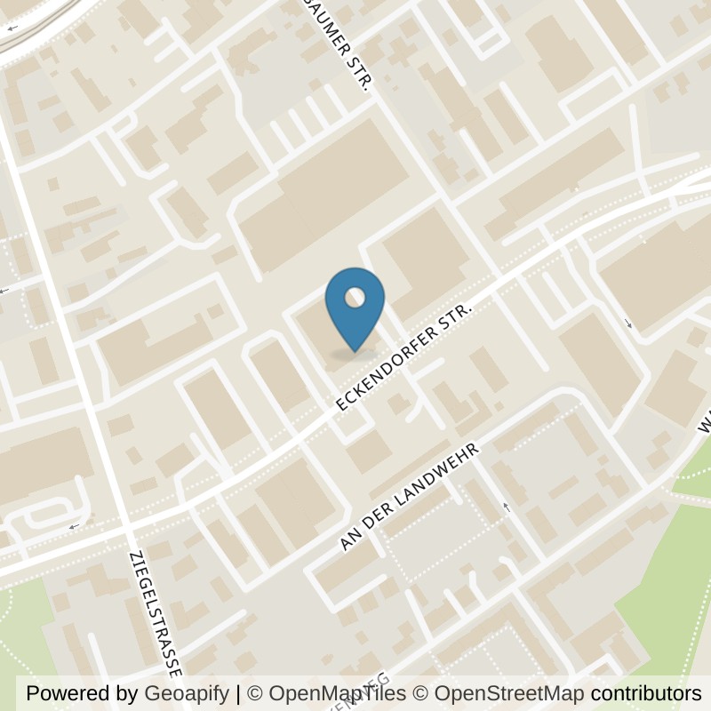 Map: location of McFIT Bielefeld in Bielefeld