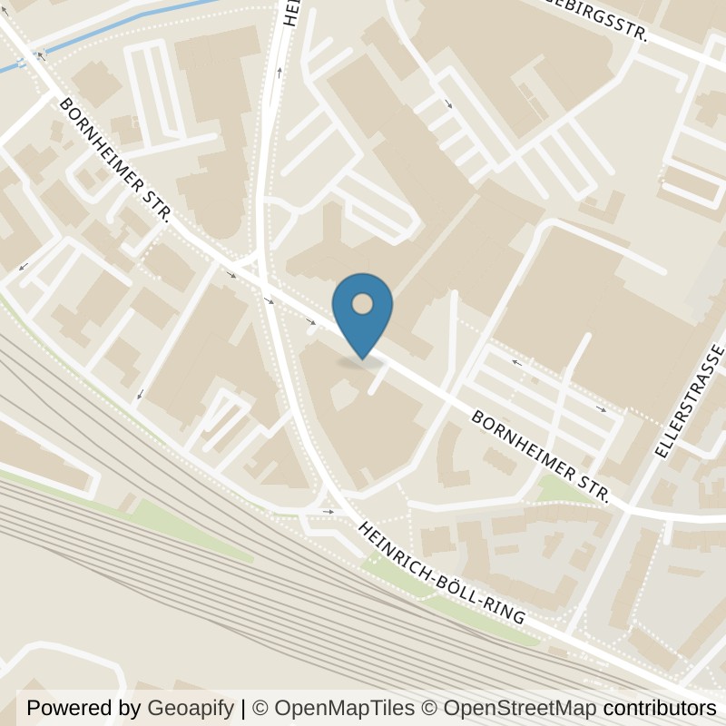 Map: location of McFIT Bonn in Bonn