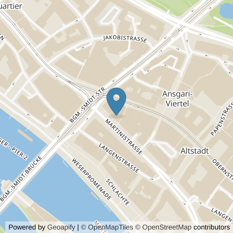 Map: location of McFIT Bremen-Altstadt in Bremen